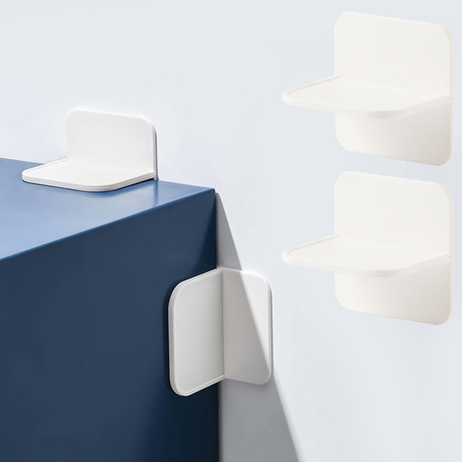 Baby Nursery Bookcase - 2pcs Adhesive Furniture Anchors No Drill