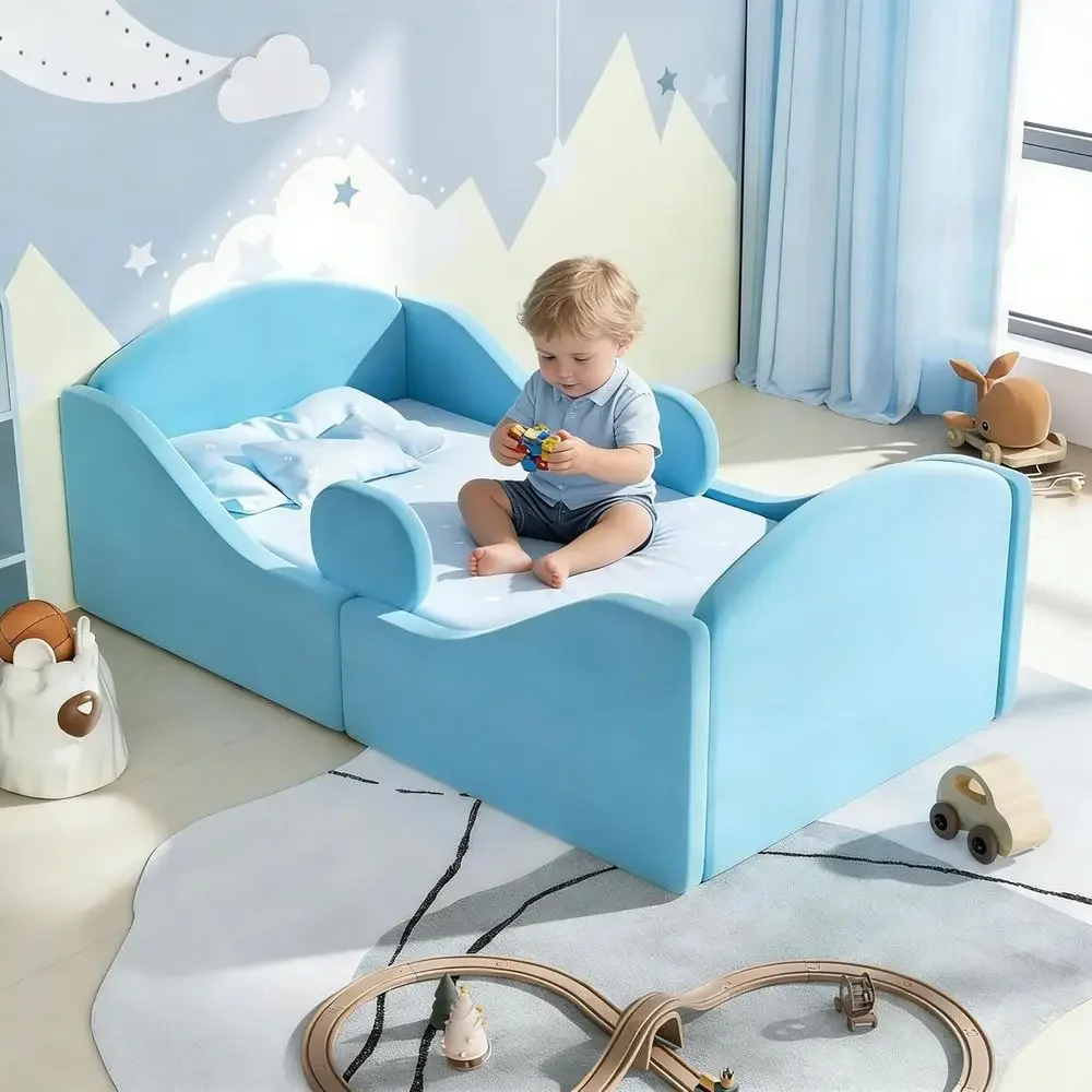 Bed Rail Toddler - Toddler Bed with Removable Safety Rails,