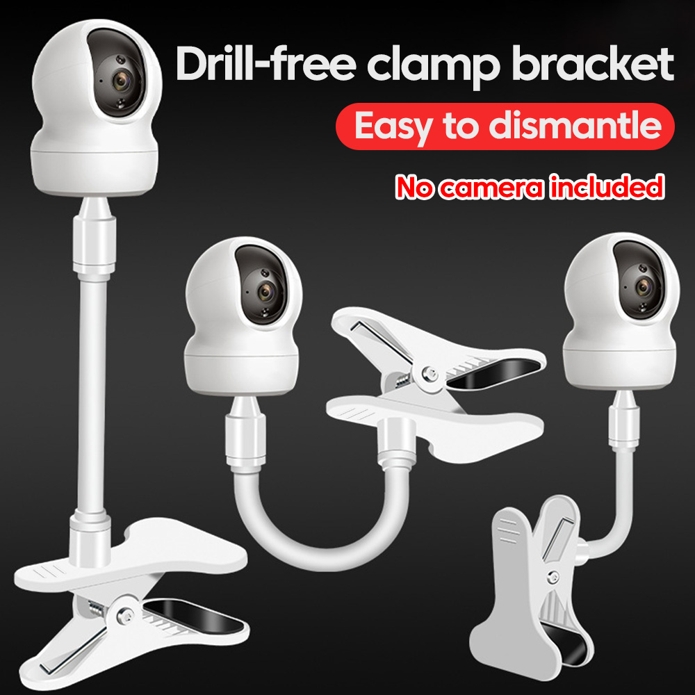 Baby Nursery Bookcase - Protable Flexible Camera Clamp Mount Adjustable