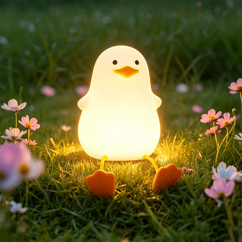 Baby Nursery Equipment - LED Animal Night Light Cute Duck