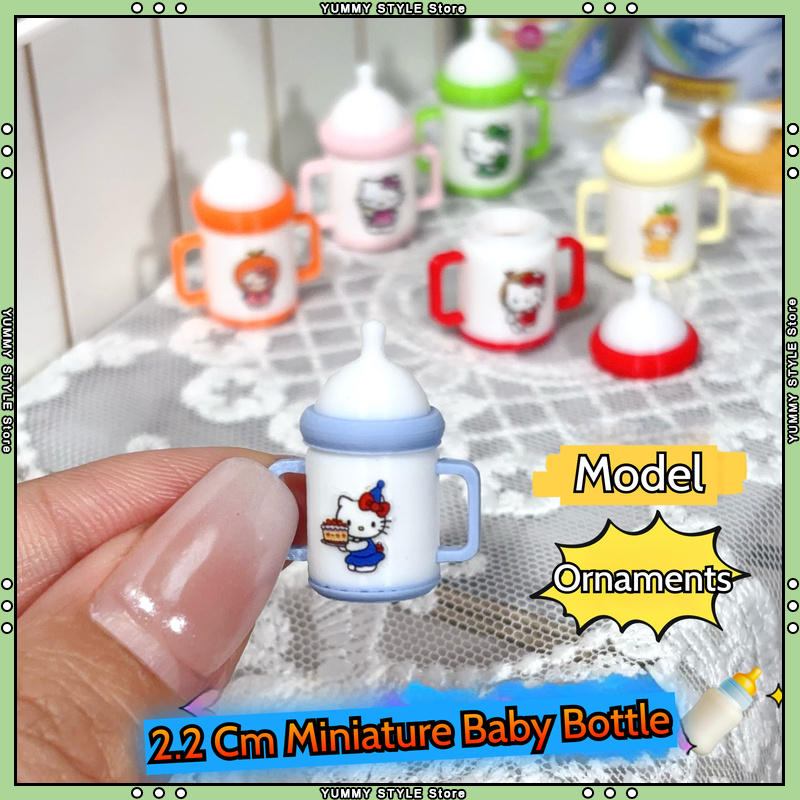 Baby Nursery Dolls - 2.2cm Miniature Simulation Miniature Baby Bottle