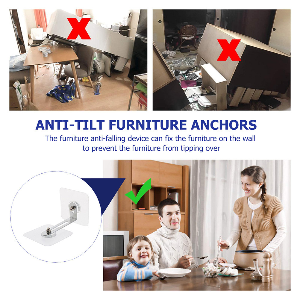 6Pcs Reliable Anti Tip Furnitu - đánh giá và giá Baby Nursery Bookcase