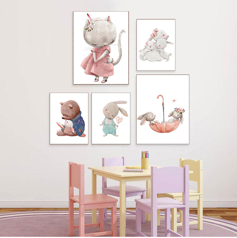 1PC frameless decorative art p - đánh giá và giá Animals Baby Nursery