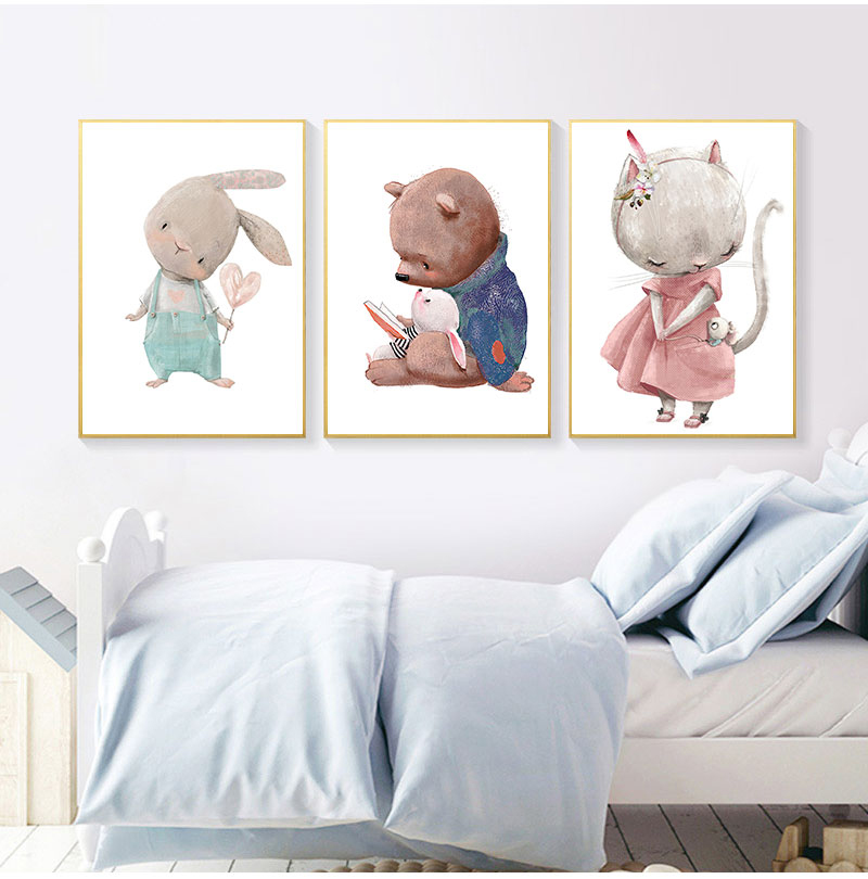 1PC frameless decorative art p - đánh giá và giá Animals Baby Nursery