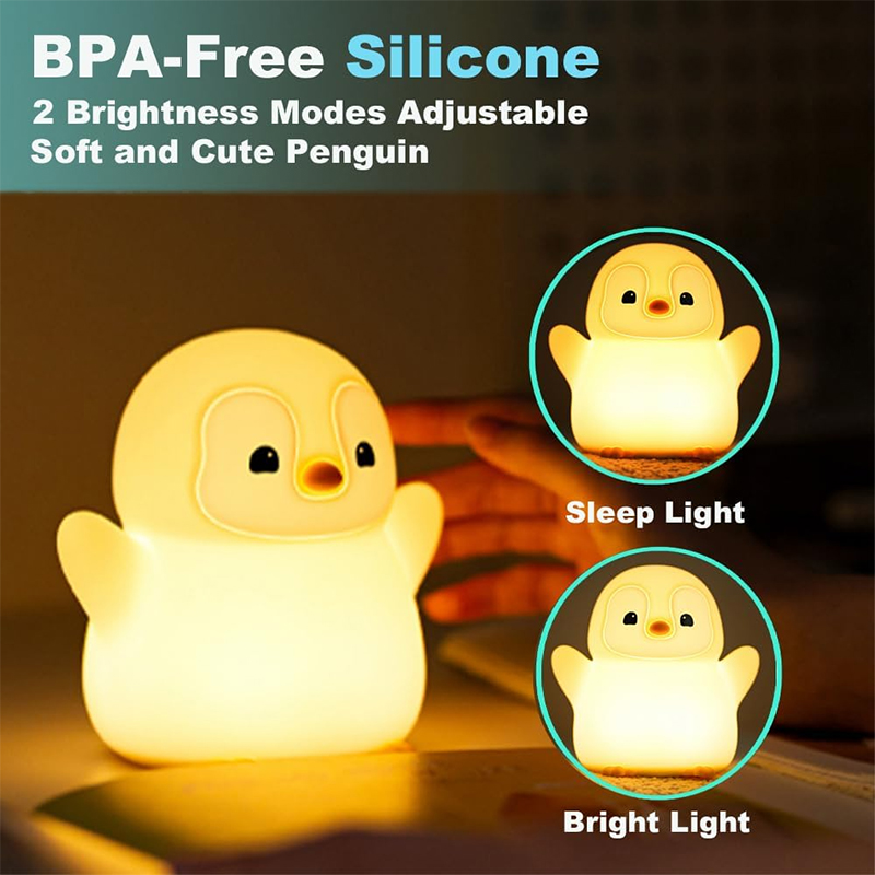 NEW Penguin Night Light Silico - đánh giá và giá Baby Nursery Table