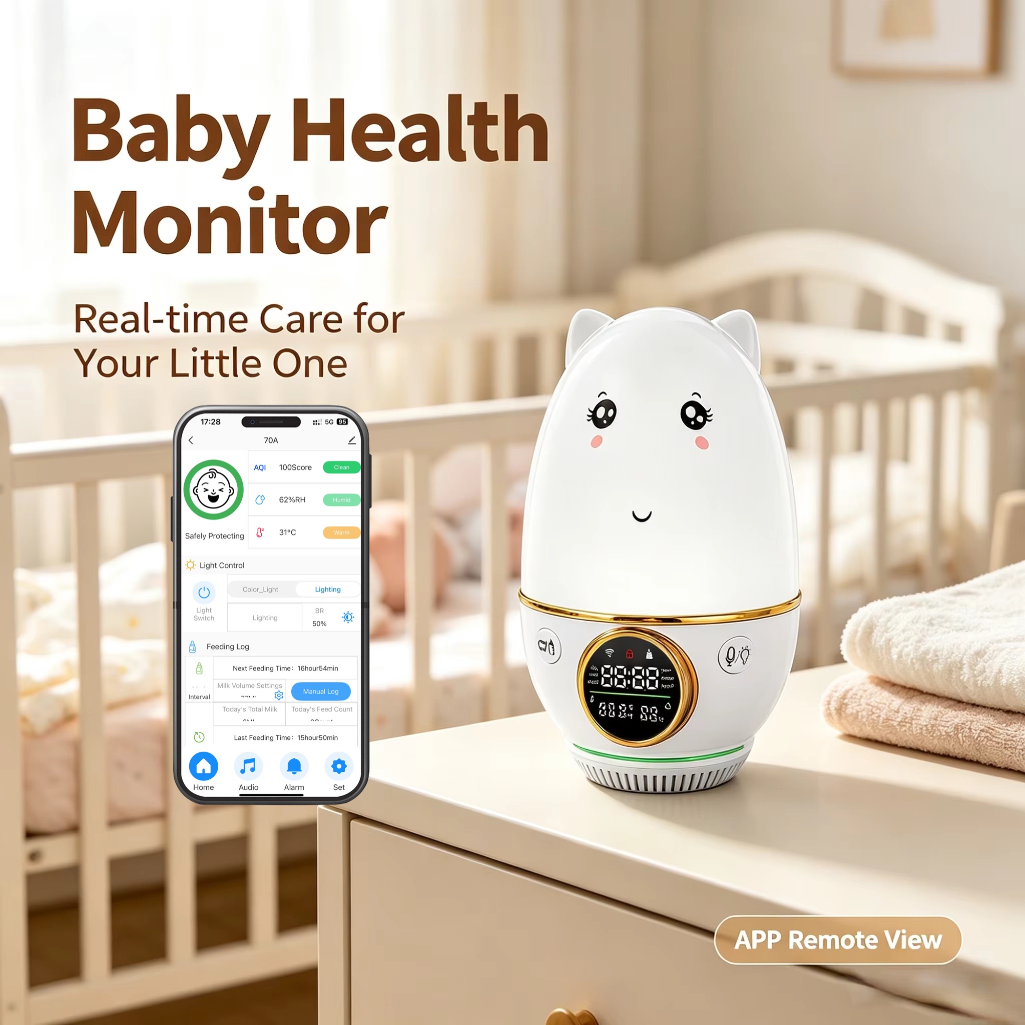 HoldPeak Baby Monitor CO₂±50pp - đánh giá và giá Baby Nursery And Co