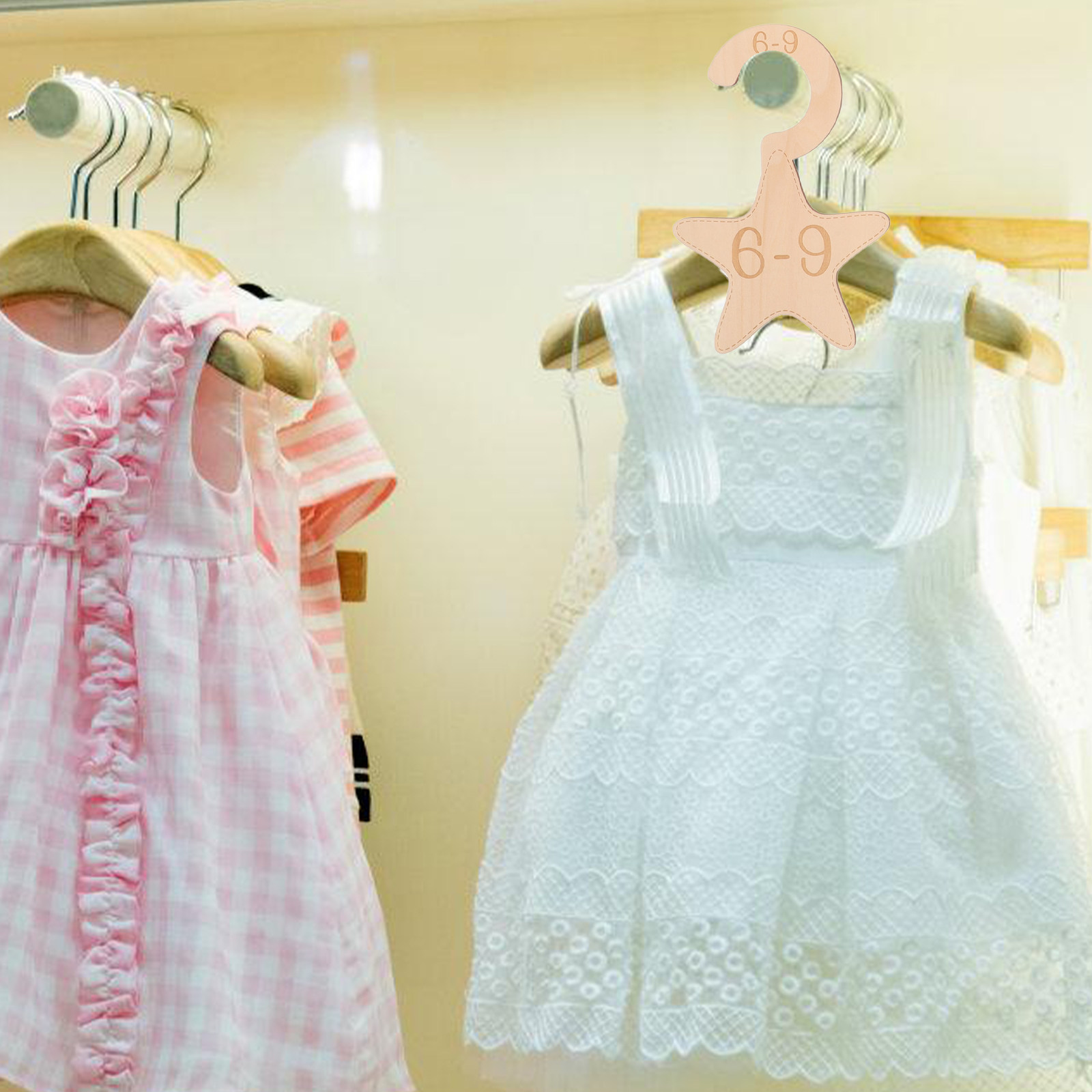 7Pcs Wooden Nursery Closet Div - đánh giá và giá Baby Nursery Sets