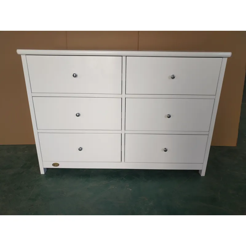 White Baby Storage Cabinet 6 D - đánh giá và giá Baby Nursery Dresser