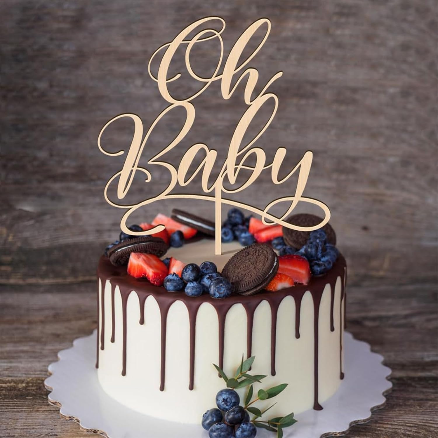 1 pc oh Baby - Wooden Cake Top - đánh giá và giá Baby Nursery Ideas