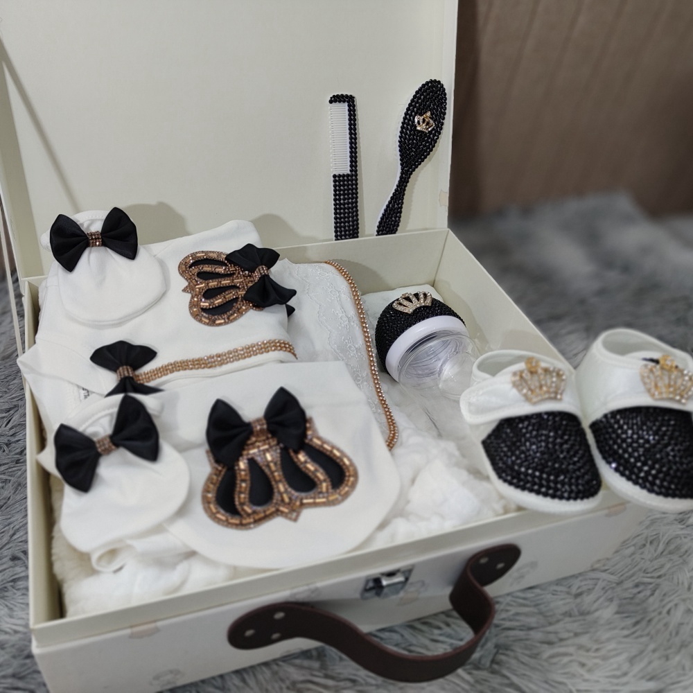 Dollbling Black Gold Newborn B - đánh giá và giá Baby Nursery Sets