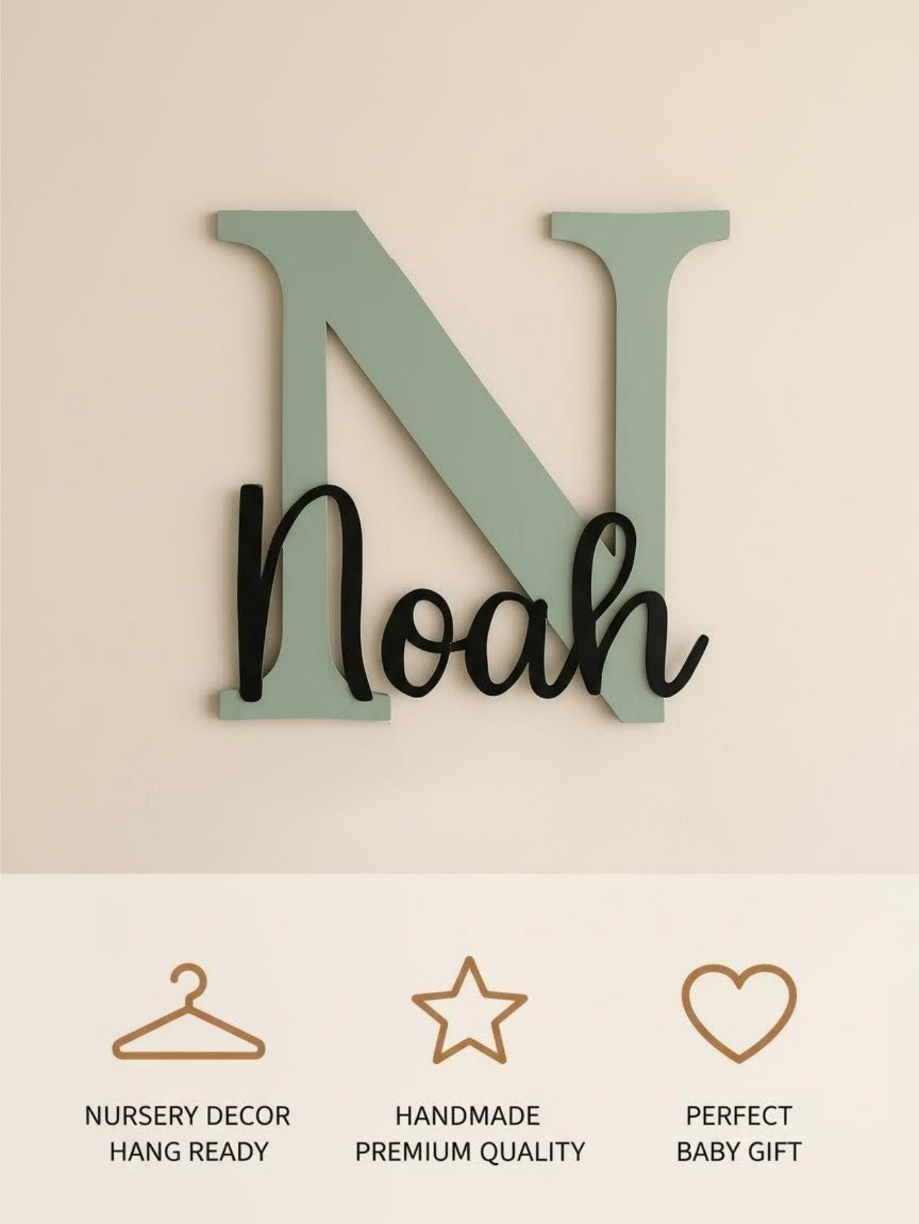 Custom Name Cloud Shaped Woode - đánh giá và giá Animals Baby Nursery