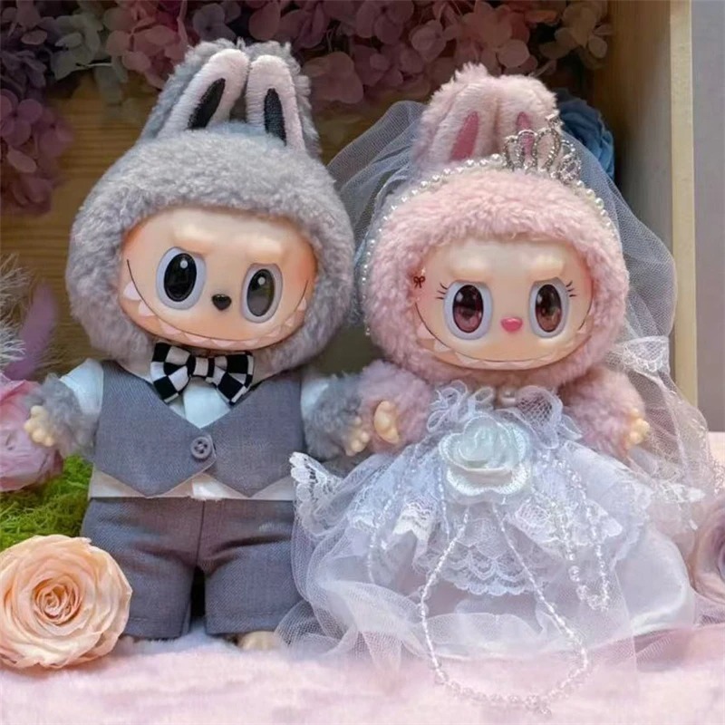 15 17cm For Labubu Doll Weddin - đánh giá và giá Baby Nursery Dolls