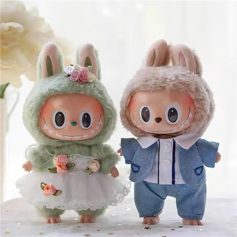 15 17cm For Labubu Doll Weddin - đánh giá và giá Baby Nursery Dolls