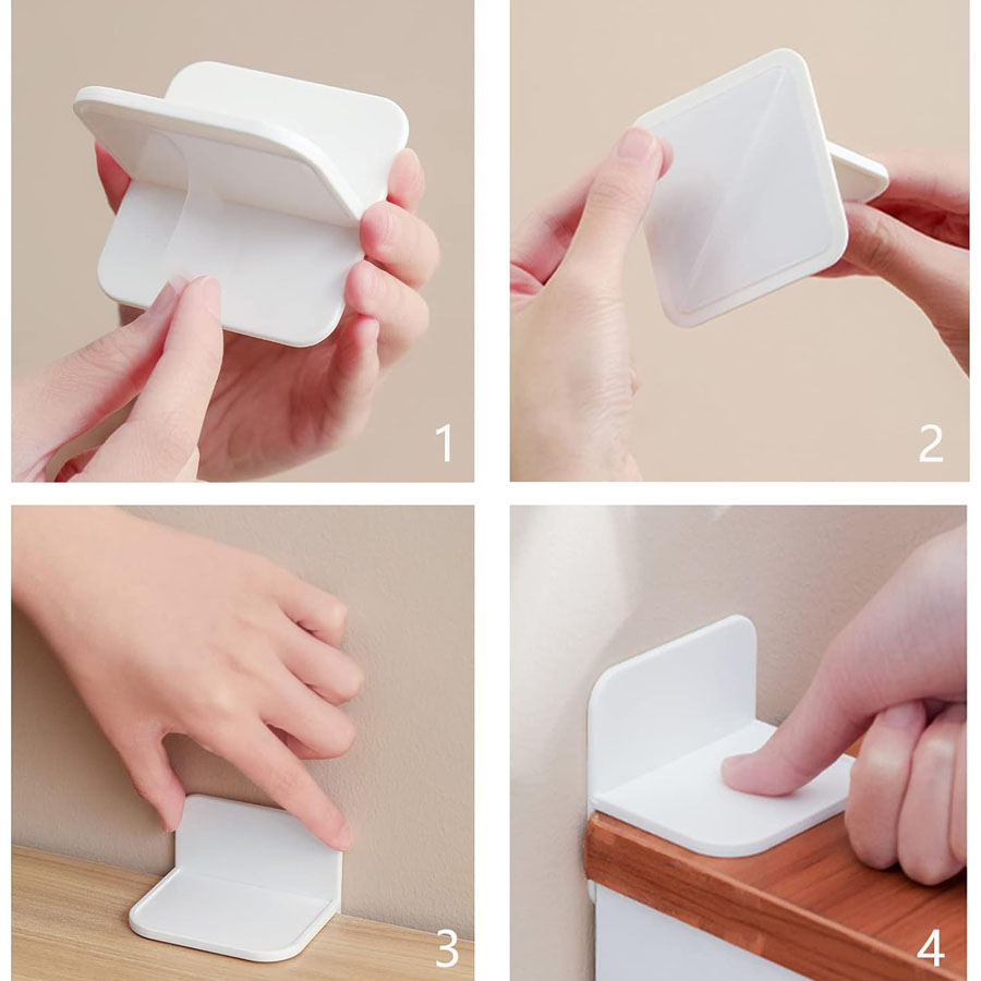 2pcs Adhesive Furniture Anchor - đánh giá và giá Baby Nursery Bookcase