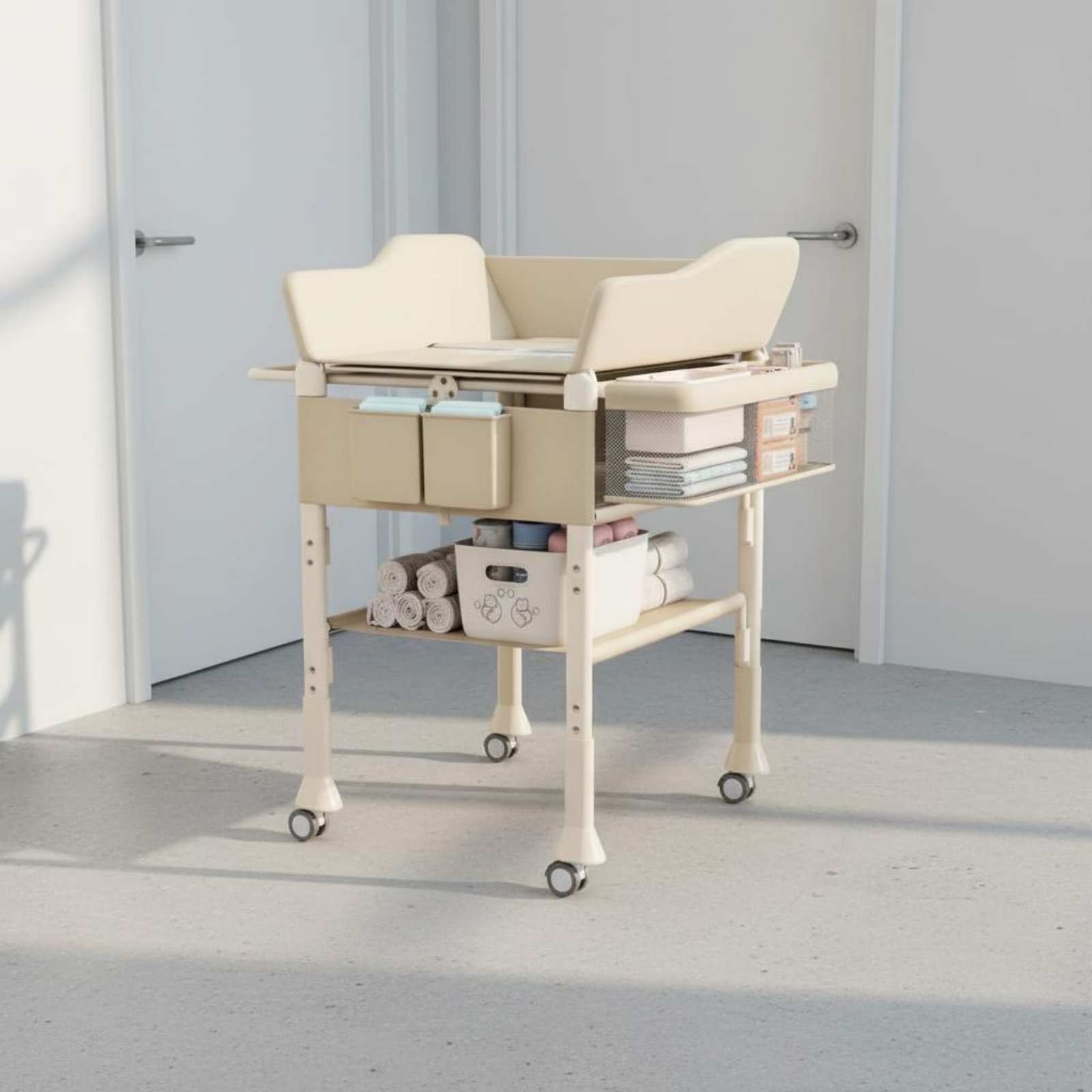 Baby Bath Changing Table Combo - đánh giá và giá Baby Nursery Table