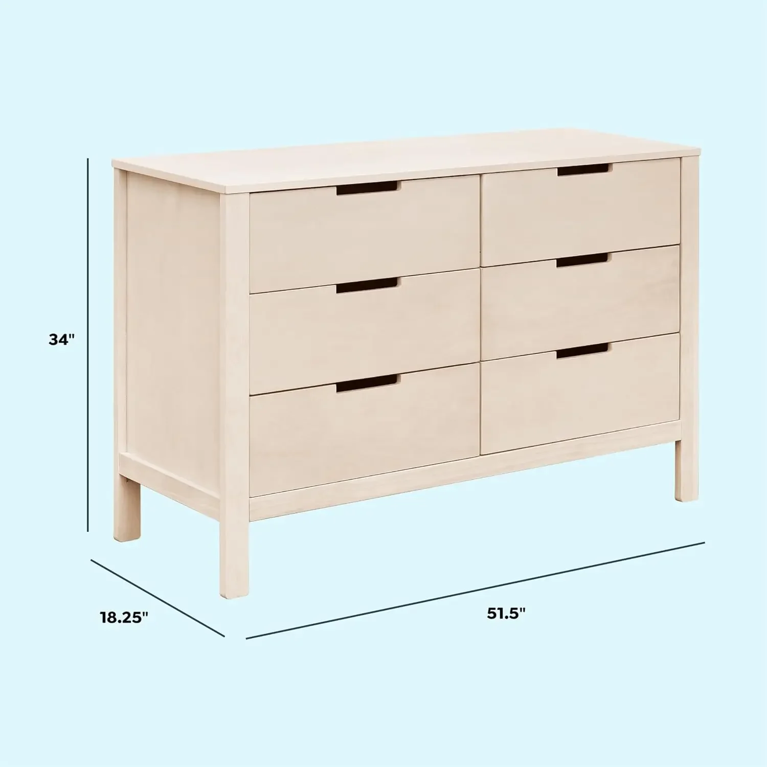 Double Chest of Drawers for Nu - đánh giá và giá Baby Nursery Dresser
