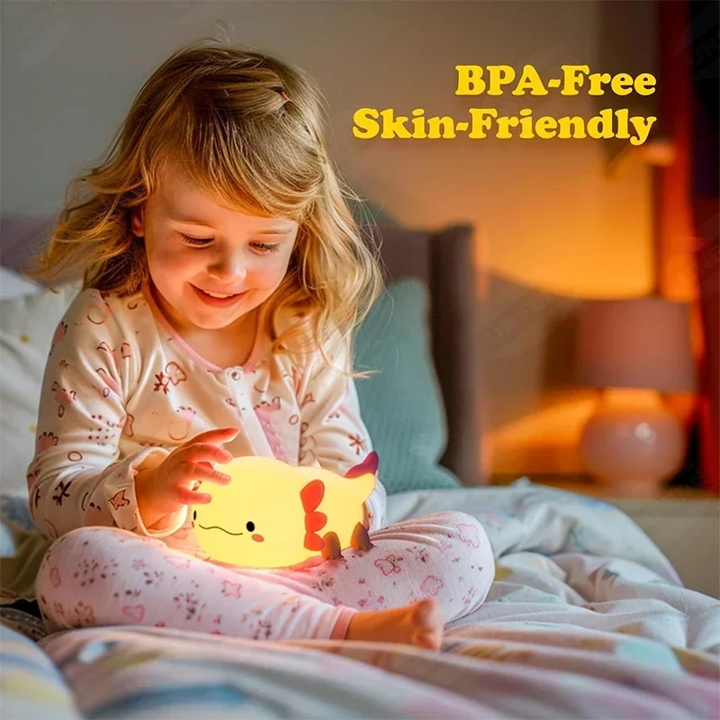 Cute Axolotl Night Light Silic - đánh giá và giá Baby Nursery Equipment
