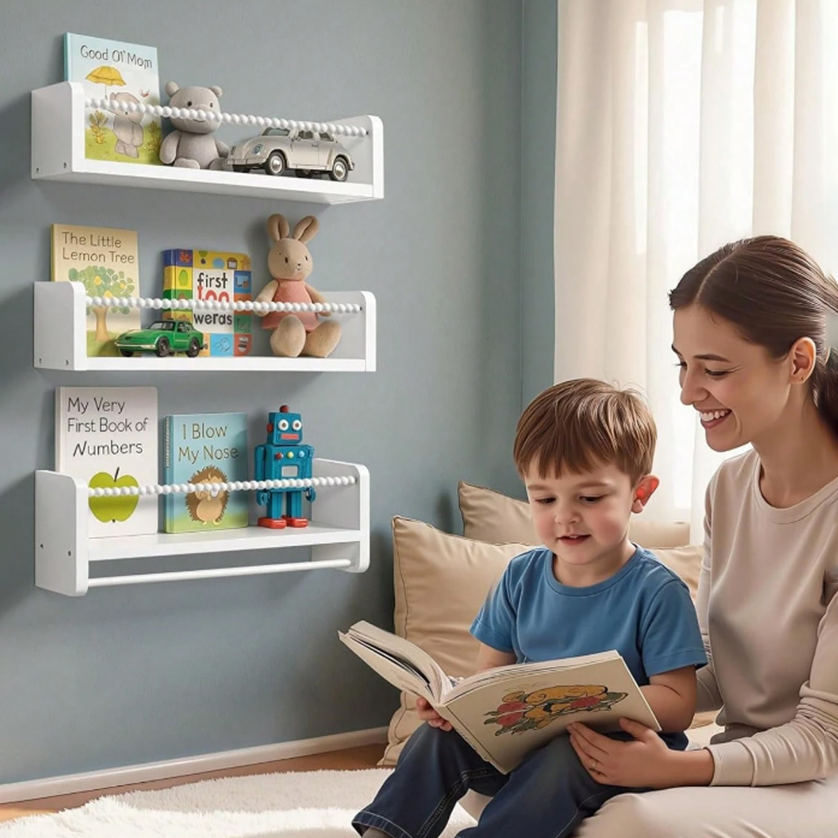 Nursery Book Shelves ,15.7 Inc - đánh giá và giá Baby Nursery Bookcase