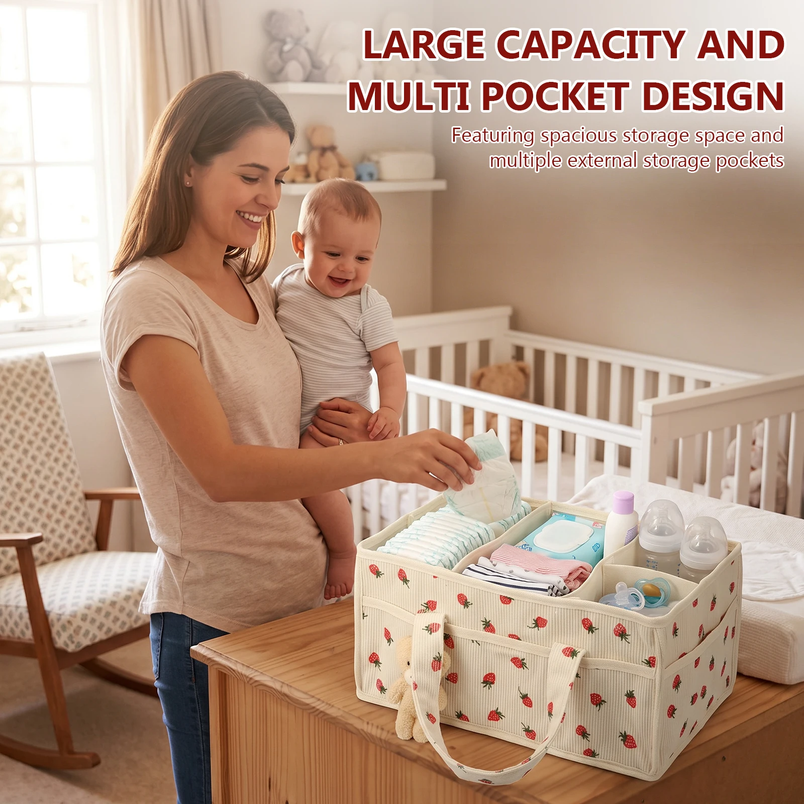Baby Nappy Wipe Basket Organiz - đánh giá và giá Baby Nursery Dresser
