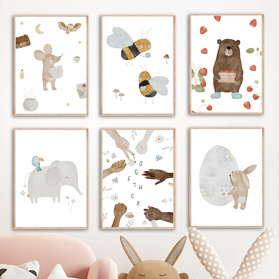 Boho Animals Friend Elephant R - đánh giá và giá Animals Baby Nursery