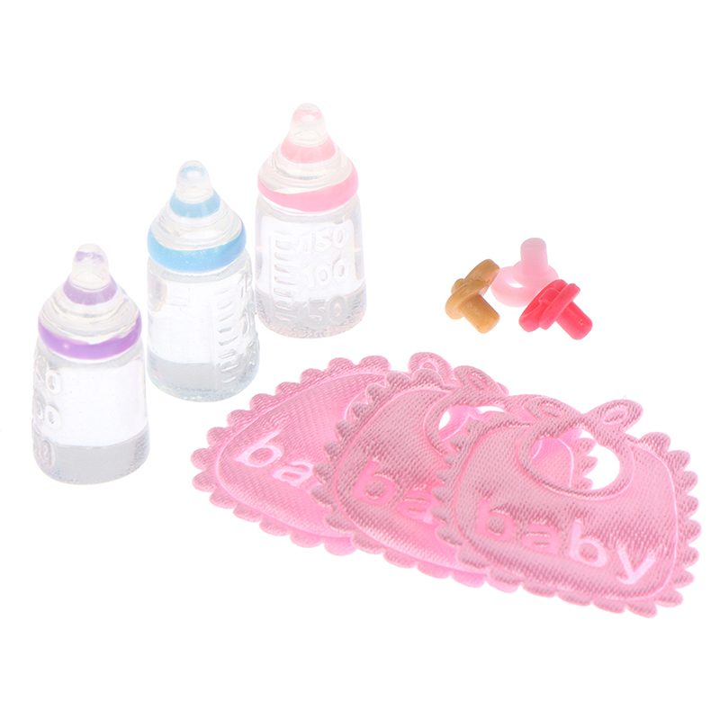 3PCS 1:12 Dolls House Miniatur - đánh giá và giá Baby Nursery Sets