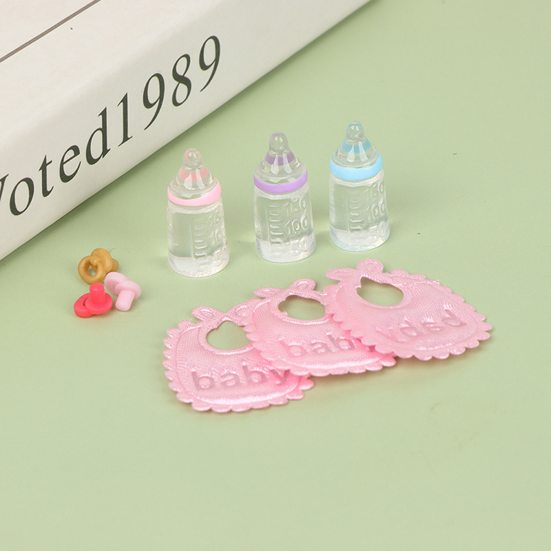 3PCS 1:12 Dolls House Miniatur - đánh giá và giá Baby Nursery Sets