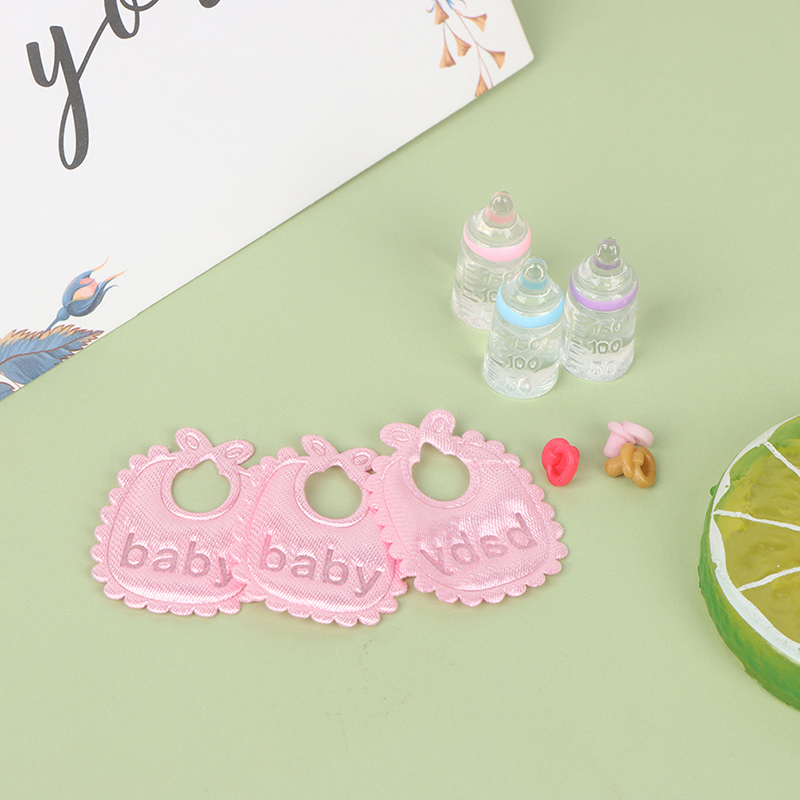 3PCS 1:12 Dolls House Miniatur - đánh giá và giá Baby Nursery Sets
