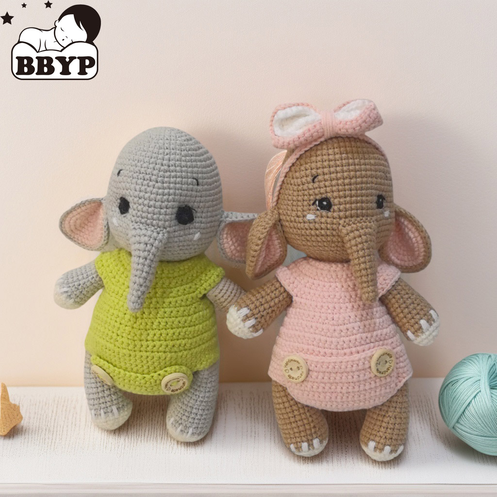 Handmade Crochet Elephant Coup - đánh giá và giá Baby Nursery Diy