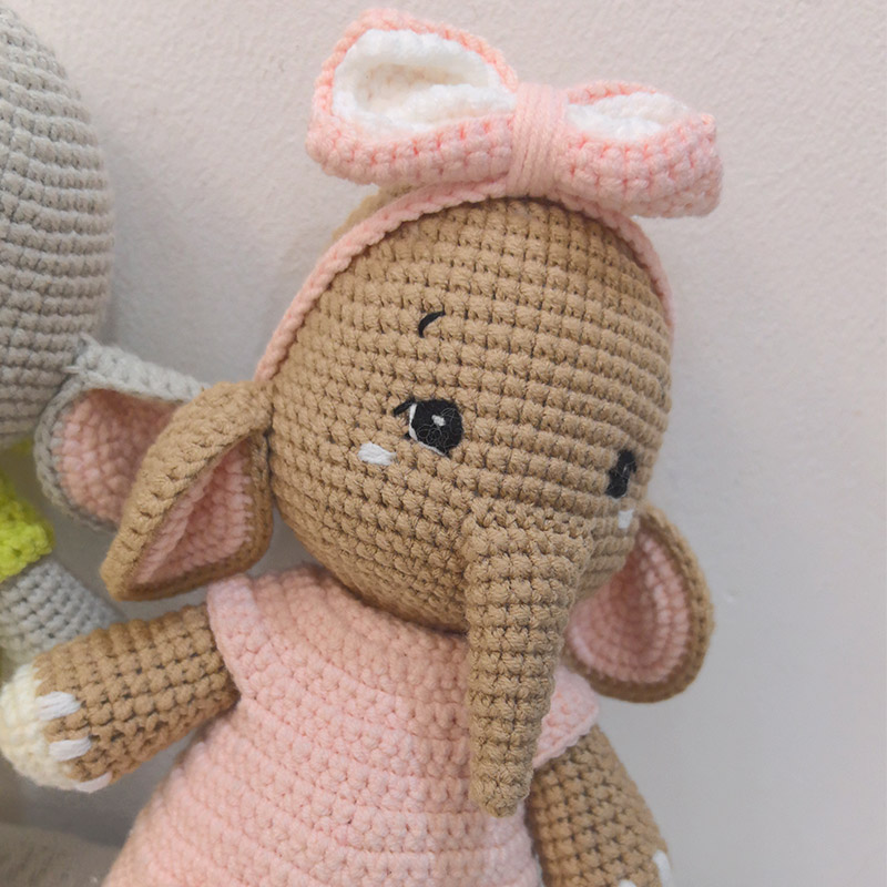 Handmade Crochet Elephant Coup - đánh giá và giá Baby Nursery Diy