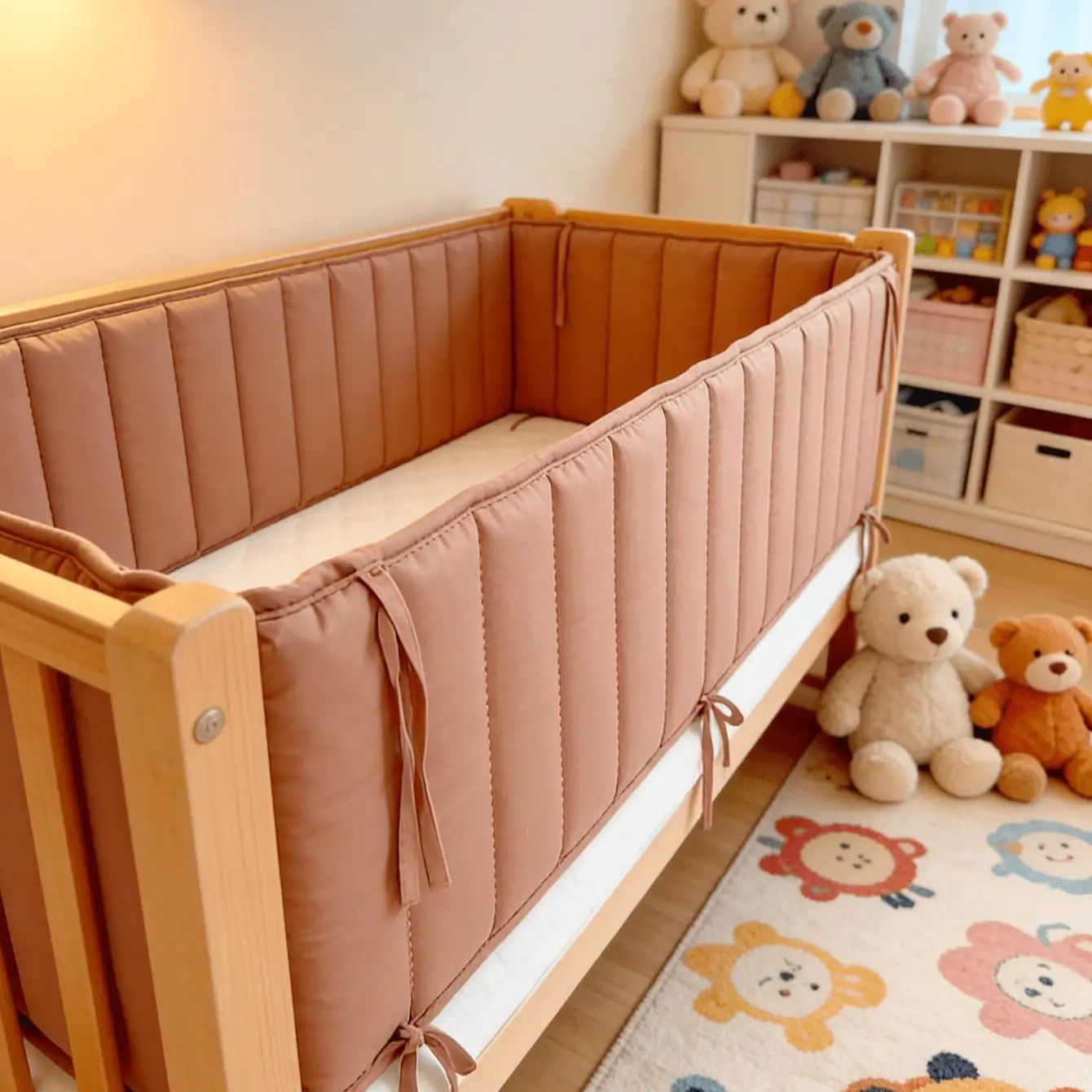Bumpers In The Crib Baby Bed B - đánh giá và giá Bed Rail Toddler