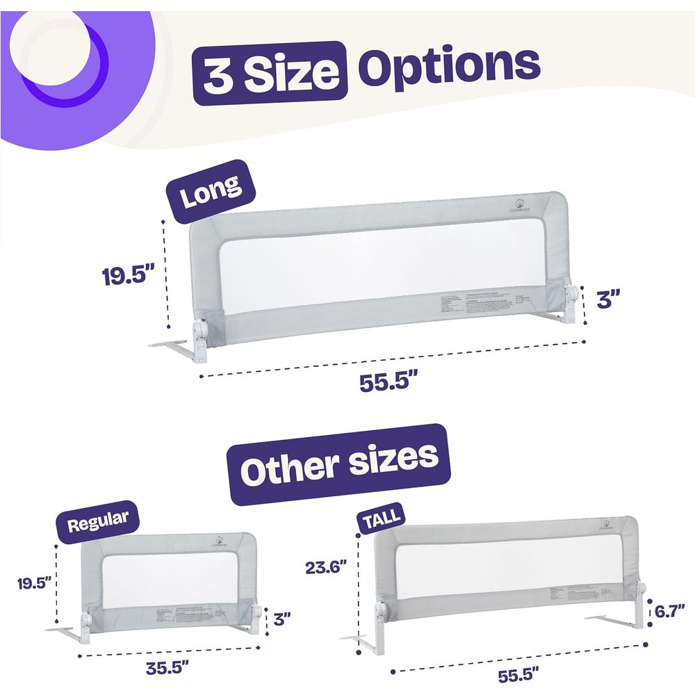 1-Pack Bed Rail Toddlers 55.5  - đánh giá và giá Bed Rail Toddler