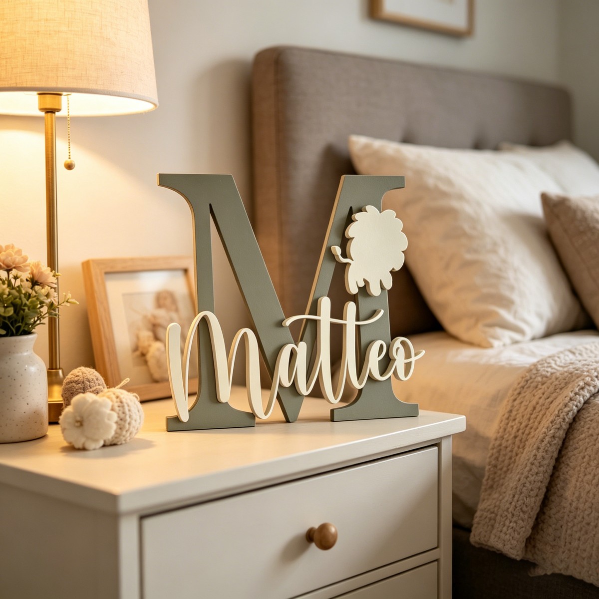 1Pc Custom Lion Name & Initial - đánh giá và giá Baby Nursery Diy