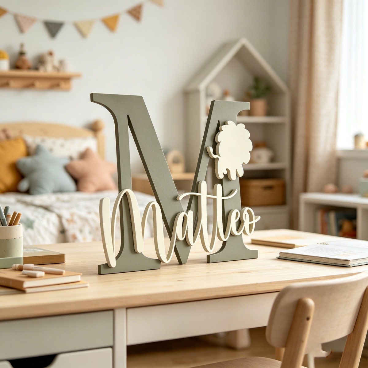 1Pc Custom Lion Name & Initial - đánh giá và giá Baby Nursery Diy
