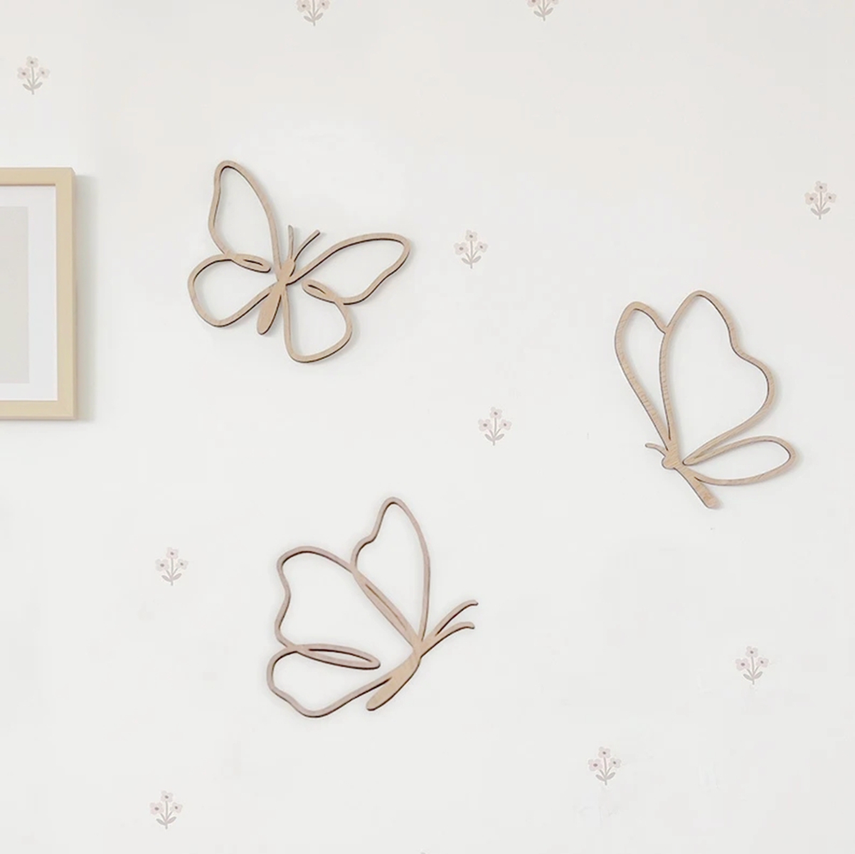 Wooden Butterflies Sign, Woode - đánh giá và giá Baby Nursery Ideas