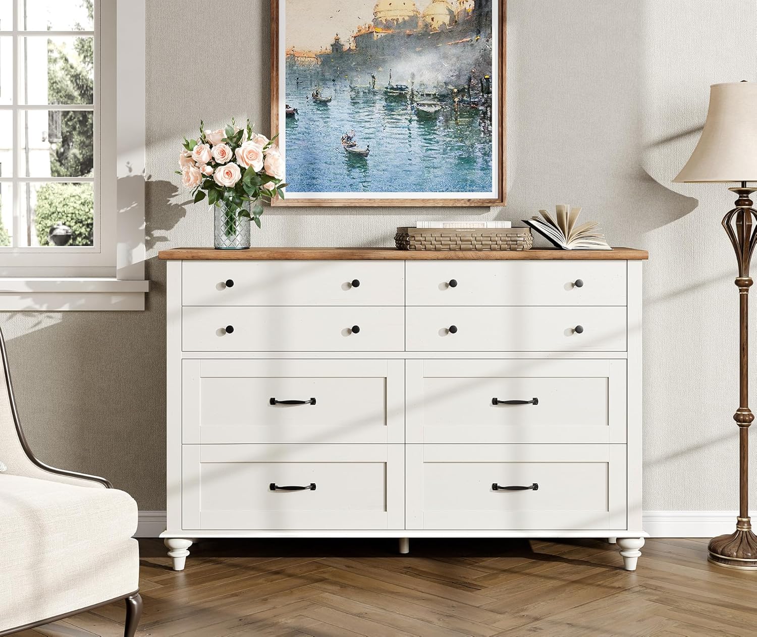 Modern  Kids Dresser with 7 Dr - đánh giá và giá Baby Nursery Dresser