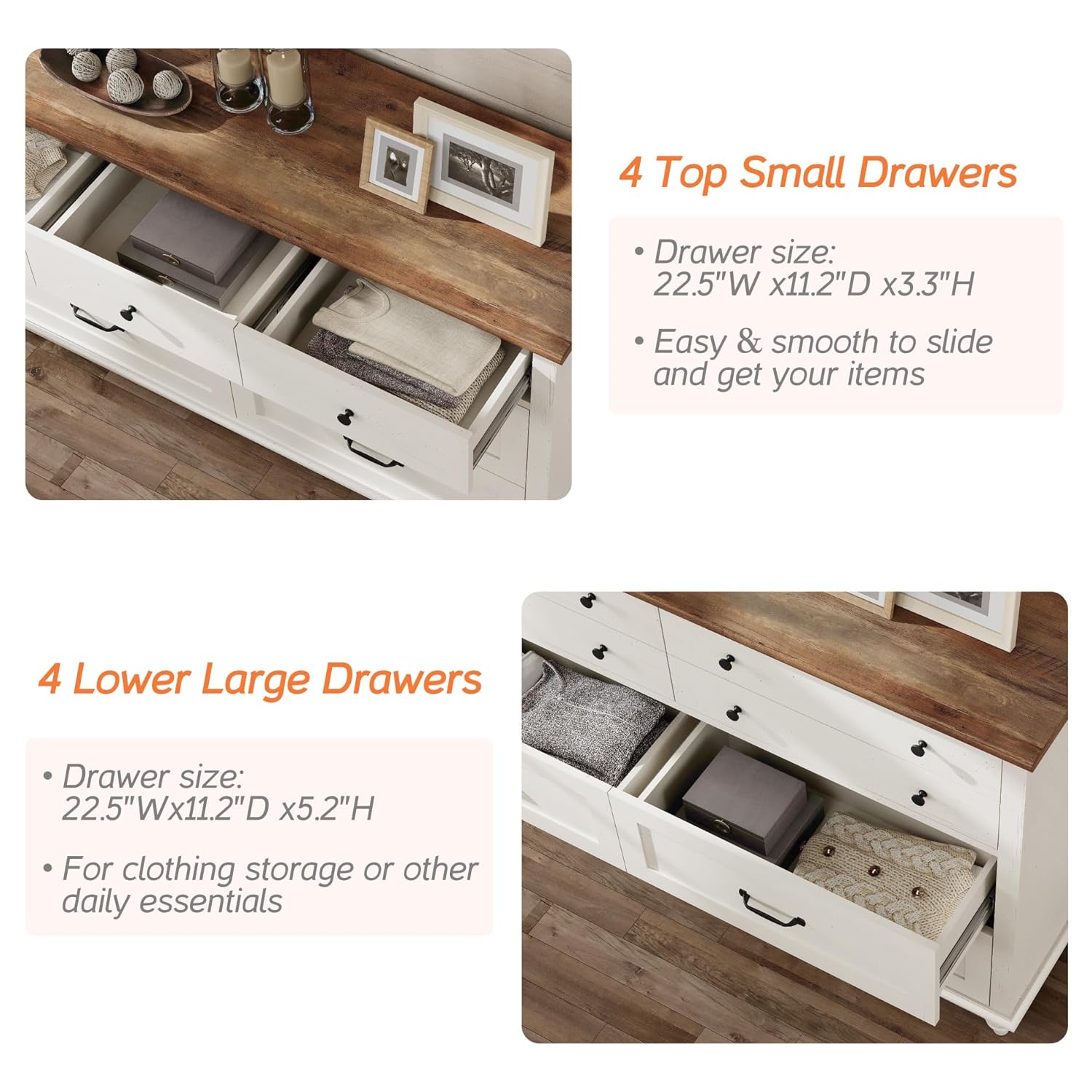 Modern  Kids Dresser with 7 Dr - đánh giá và giá Baby Nursery Dresser