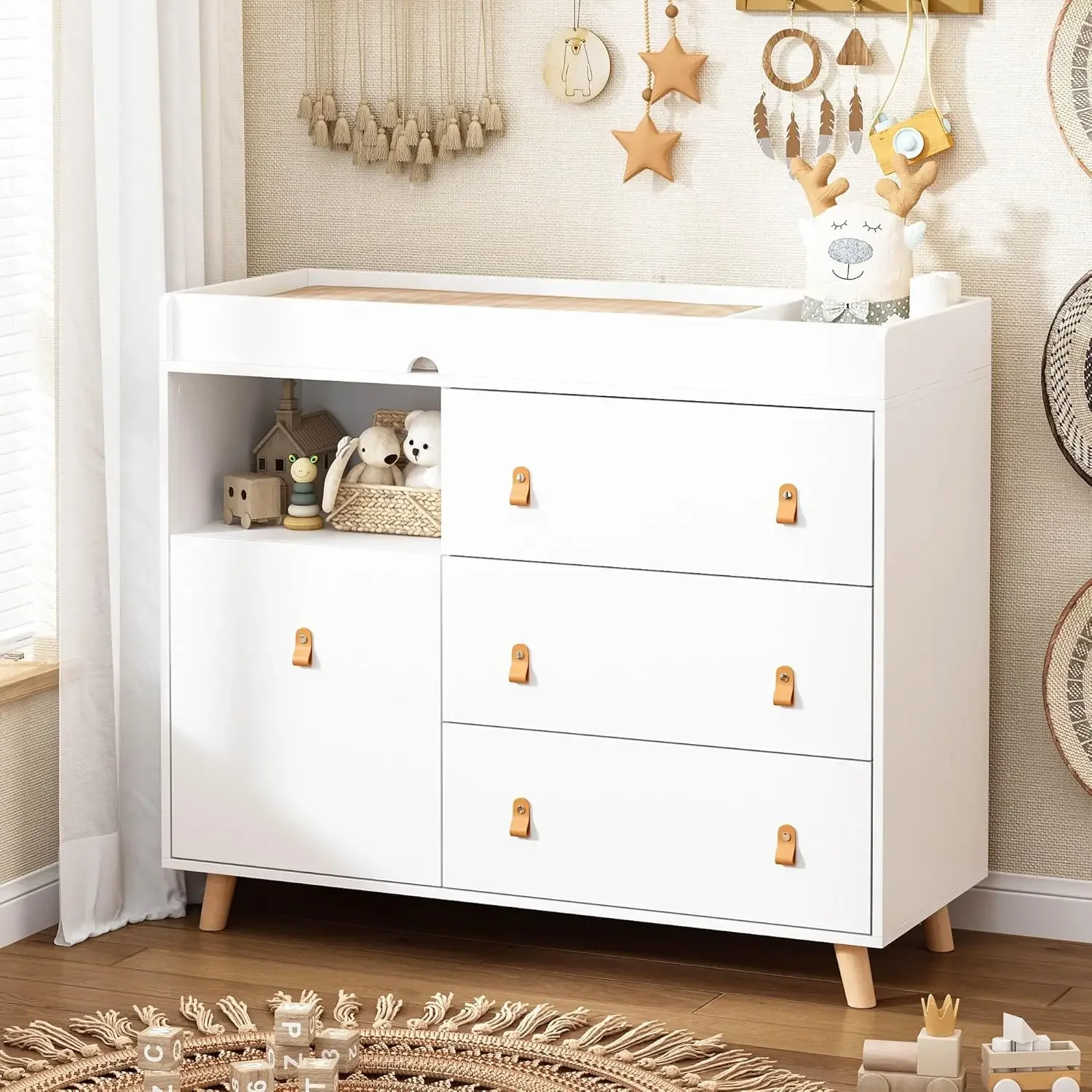 Baby Dresser Changing Table wi - đánh giá và giá Baby Nursery Dresser