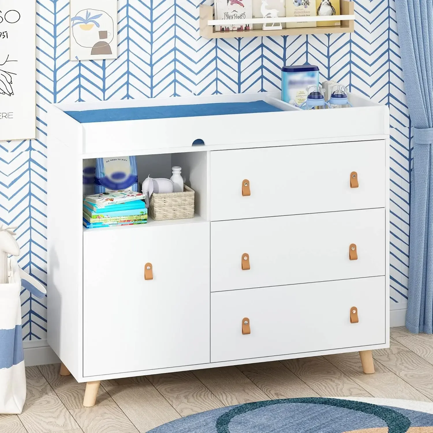 Baby Dresser Changing Table wi - đánh giá và giá Baby Nursery Dresser