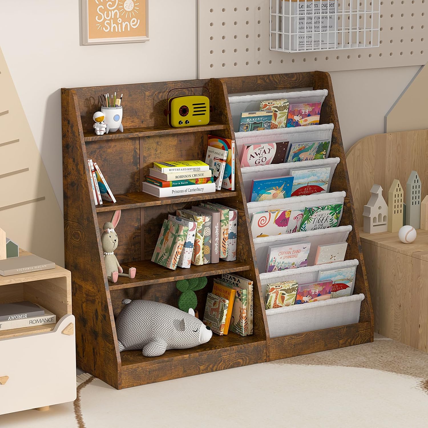 HedoAjim Kids Bookshelf for Be - đánh giá và giá Baby Nursery Bookcase