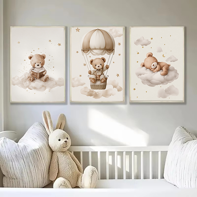 3pcs/set Bohemian Teddy Bear A - đánh giá và giá Animals Baby Nursery